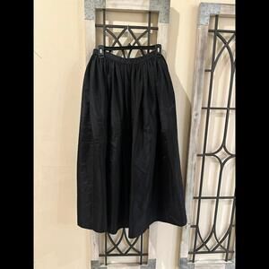 Vintage Designer Full Black Skirt by Designer Albert Capraro - Evening - Prom -